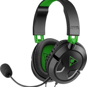 Turtle Beach Recon 50 Wired Gaming Headset - Xbox Series X|S, Xbox One, PS5, PS4, PlayStation, Nintendo Switch, Mobile & PC with 3.5mm - Removable Mic, 40mm Speakers, In-line Controls – Black